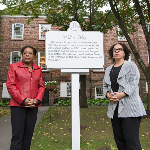 Dr. Deborah Gray White and Dr. Marisa Fuentes
